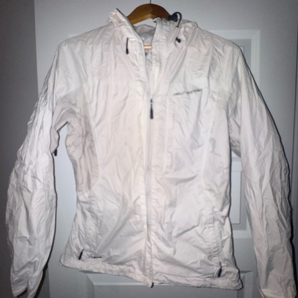 Helly Hansen Jackets & Blazers - Helly Hansen White Utility Jacket Lightweight Weather Protection